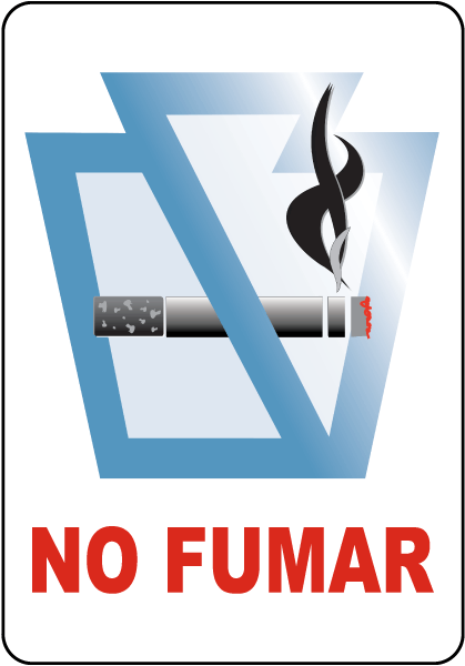 Spanish Pennsylvania No Smoking Sign