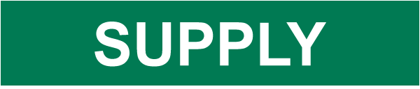 Supply Pipe Label