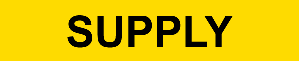 Supply Pipe Label