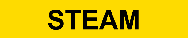 Steam Pipe Label