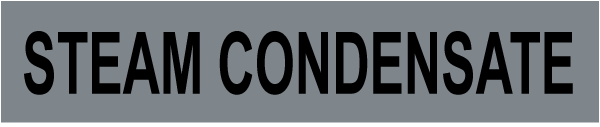 Steam Condensate Self-Adhesive Pipe Marker