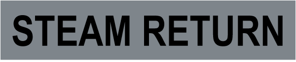 Steam Return Self-Adhesive Pipe Marker