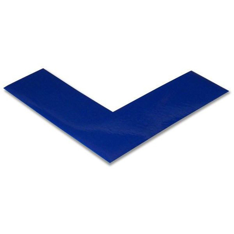 2" Solid Blue Angle Mighty Line Safety Floor Tape
