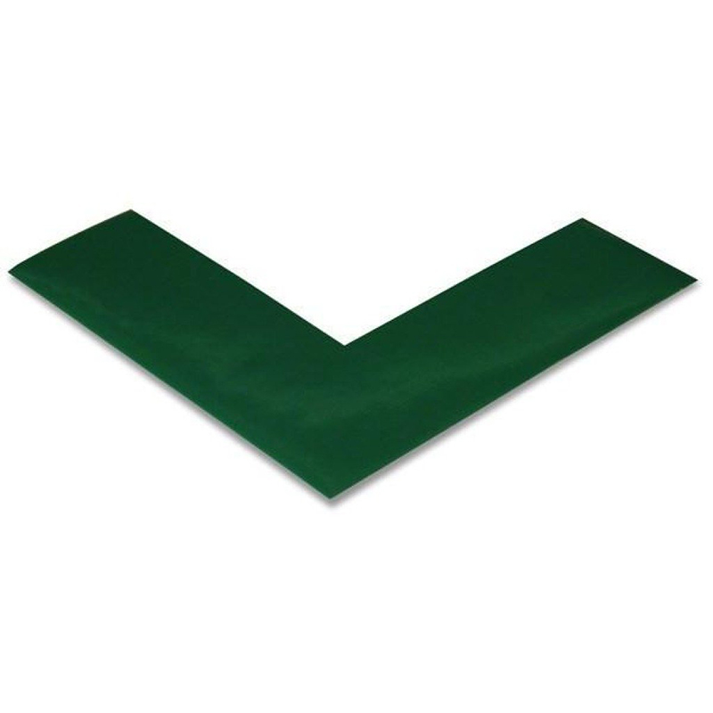 2" Solid Green Angle Mighty Line Safety Floor Tape