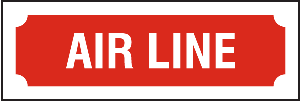 Air Line Sign