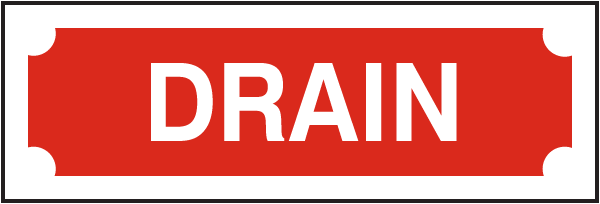 Drain Sign
