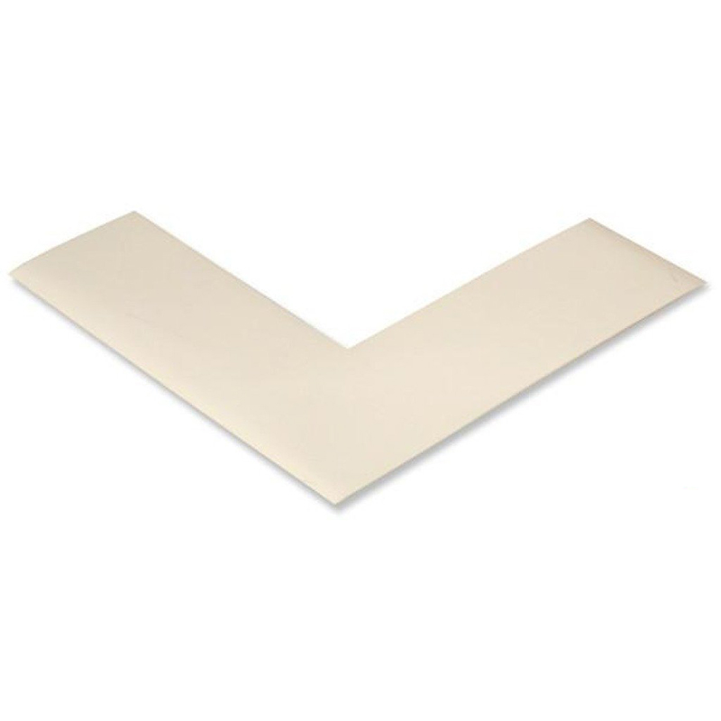 2" Solid White Angle Mighty Line Safety Floor Tape