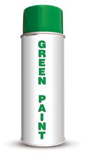Permanent Water Based Green Stencil Paint
