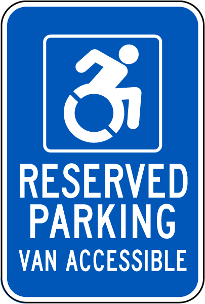 Michigan Accessible Parking Sign