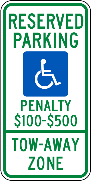 Virginia Accessible Parking Sign