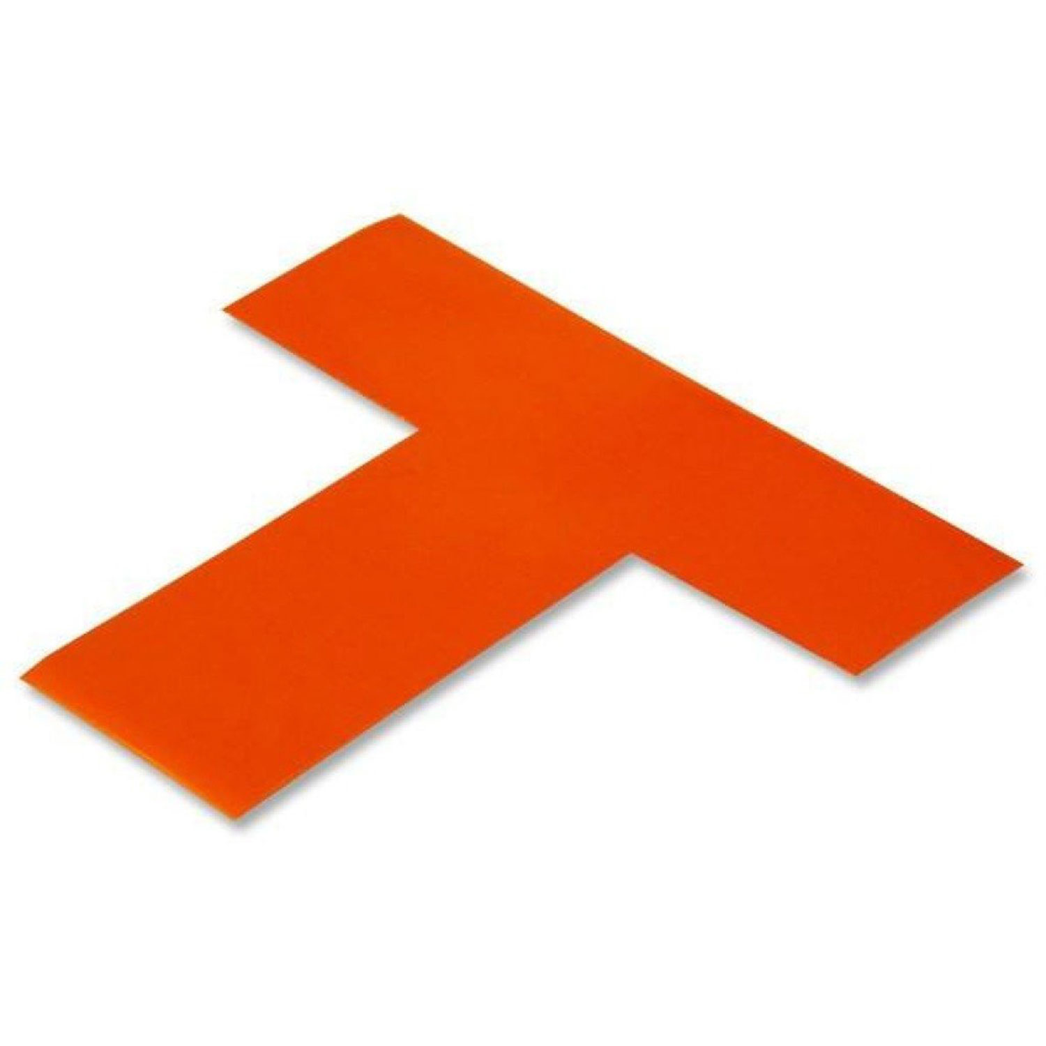 Mighty Line 2" Wide Solid Orange T Floor Marking