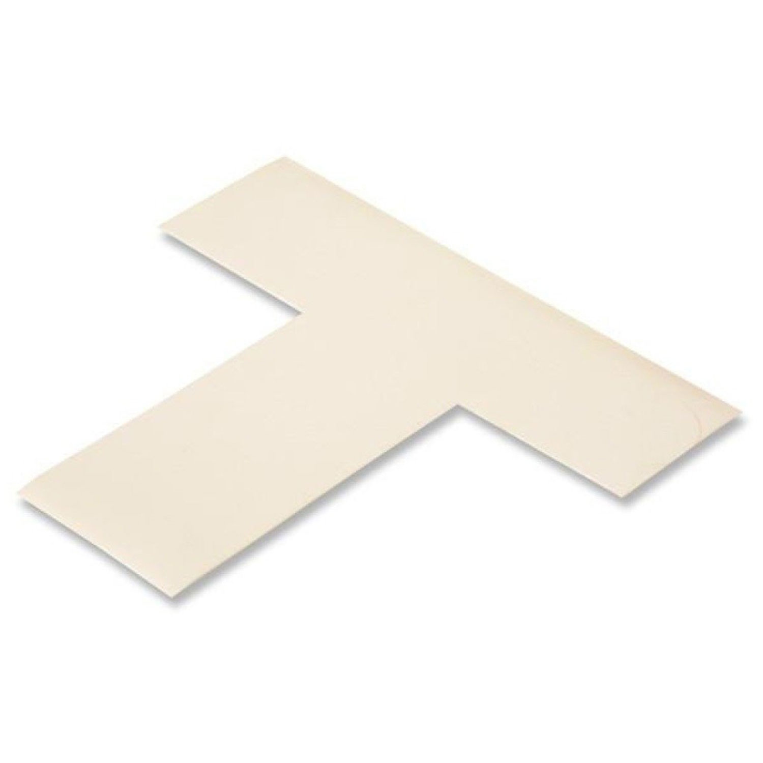 Mighty Line 2" Wide Solid White T Floor Marking - Pack of 100