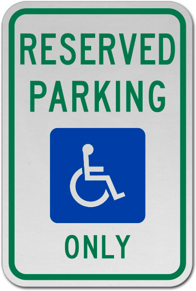 Michigan Accessible Parking Sign