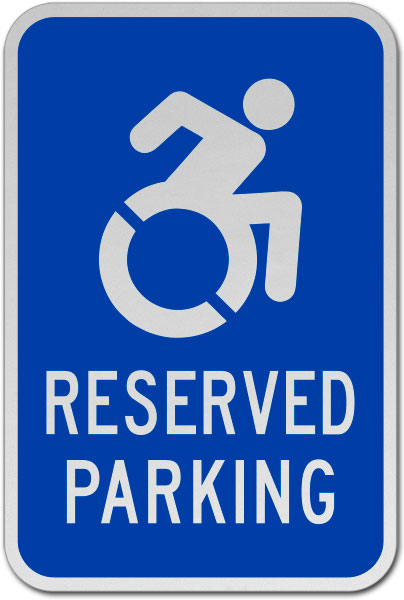 Accessible Reserved Parking Sign