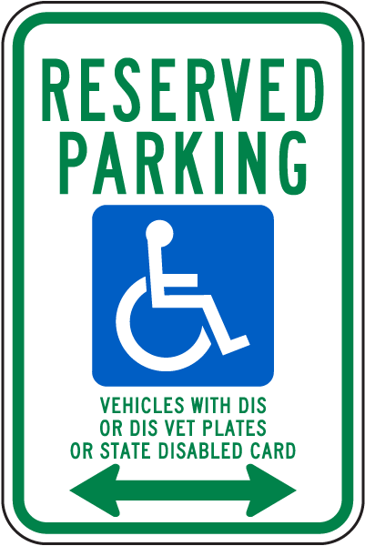 Wisconsin Accessible Parking Sign