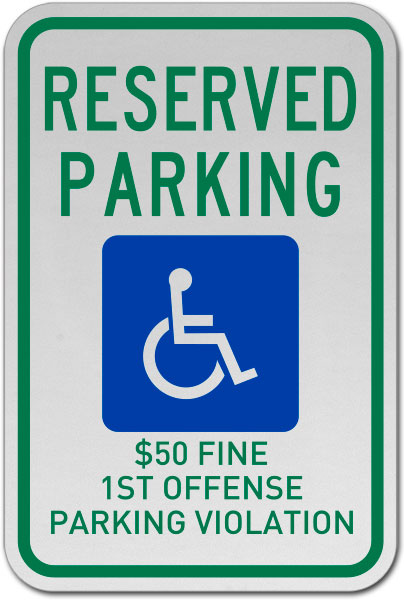 Alabama Accessible Parking Sign