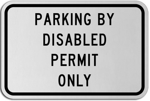 Florida Accessible Parking Sign
