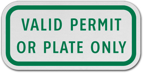 New York Accessible Parking Sign