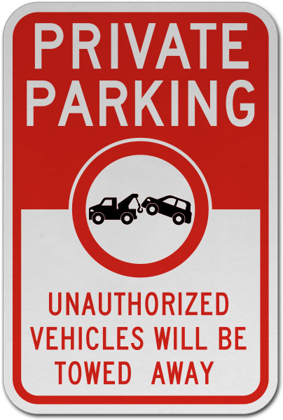 Private Parking Sign