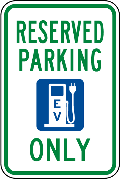 Reserved Parking Only Sign
