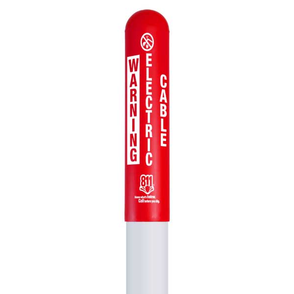 Warning Electric Cable Bullet Marker