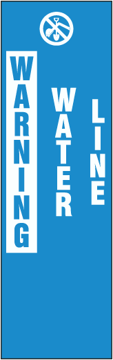 Custom Warning Water Line Bullet Marker - Claim Your 10% Discount