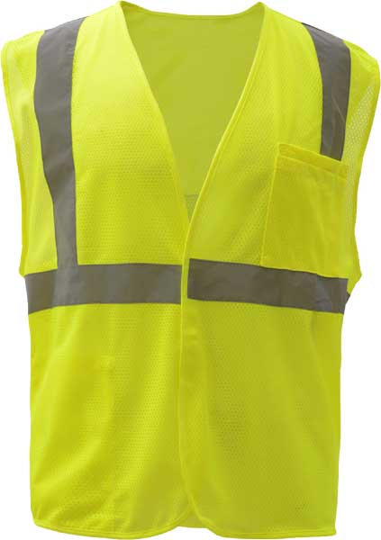 ANSI Class 2 Standard Mesh Hook & Loop Safety Vest