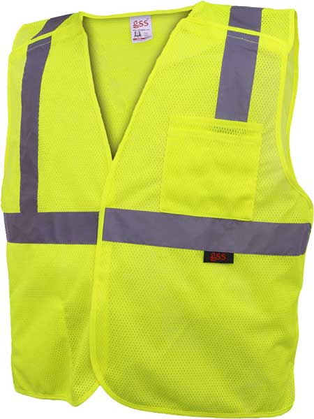 ANSI Class 2 5-Point Breakaway Mesh Safety Vest