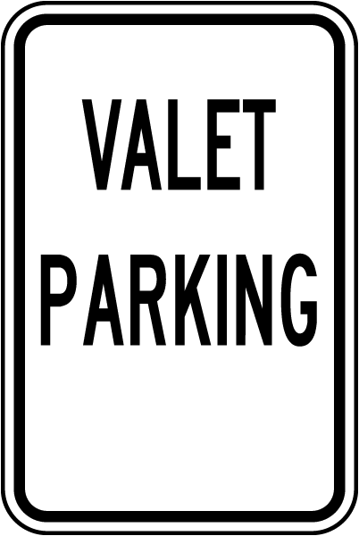 Valet Parking Sign