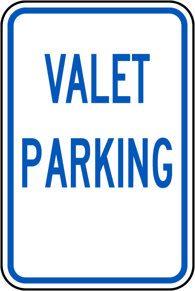 Valet Parking Sign