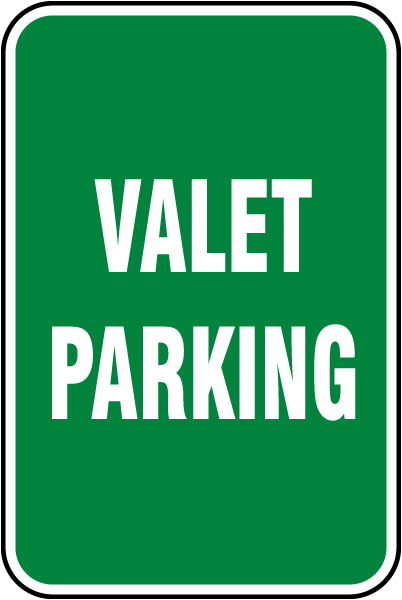 Valet Parking Sign