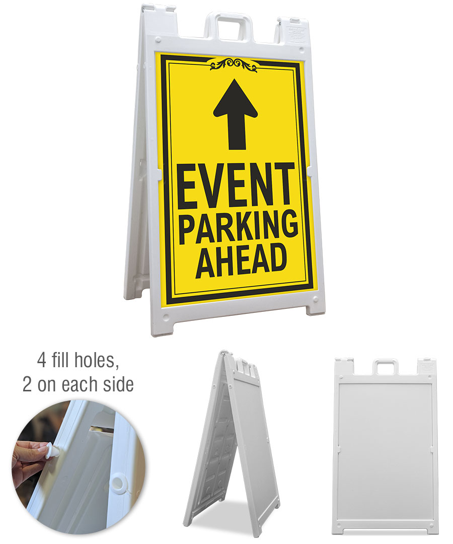 Event Parking Ahead A-Frame Sign