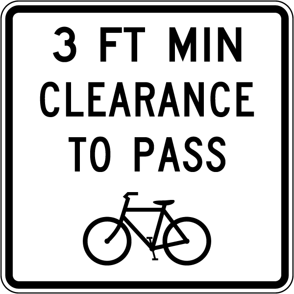 Min Clearance To Pass Sign
