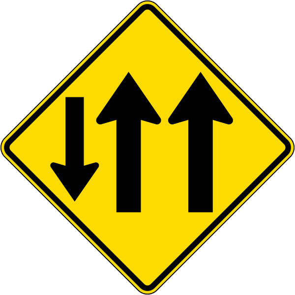 Two Way Traffic Sign