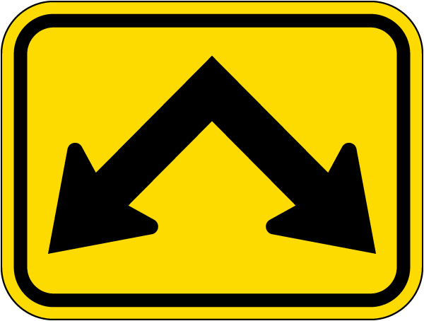 Double Arrow Sign