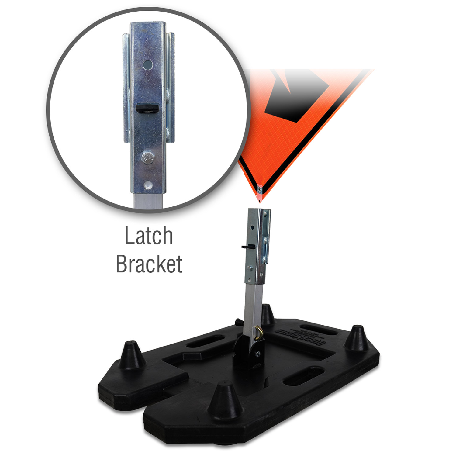 Portable Sign Base - StackMaster Roll-Up Sign Stand