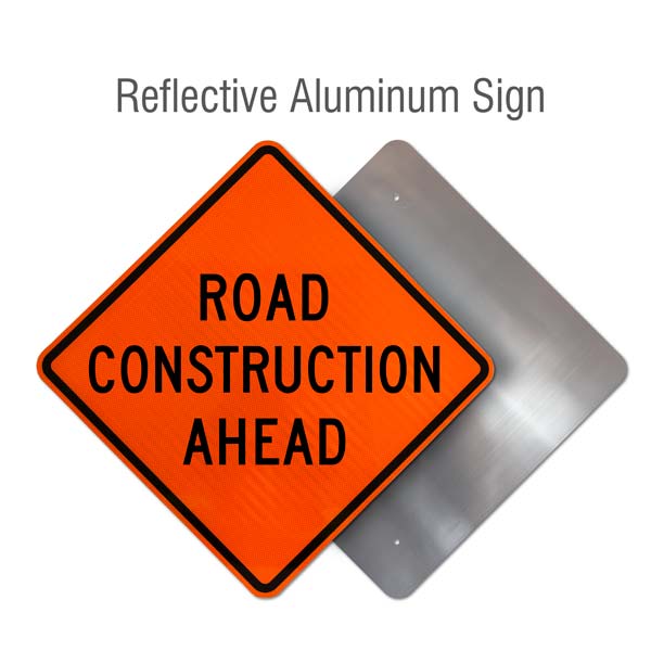Road Construction Ahead Rigid Sign