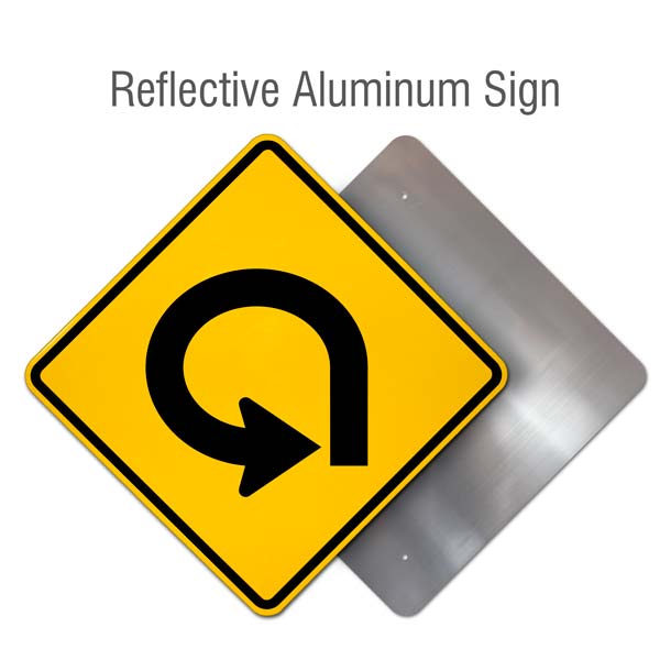 Left 270 Degree (Loop) Curve Sign