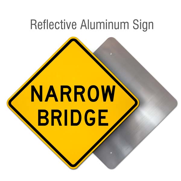 Narrow Bridge Sign