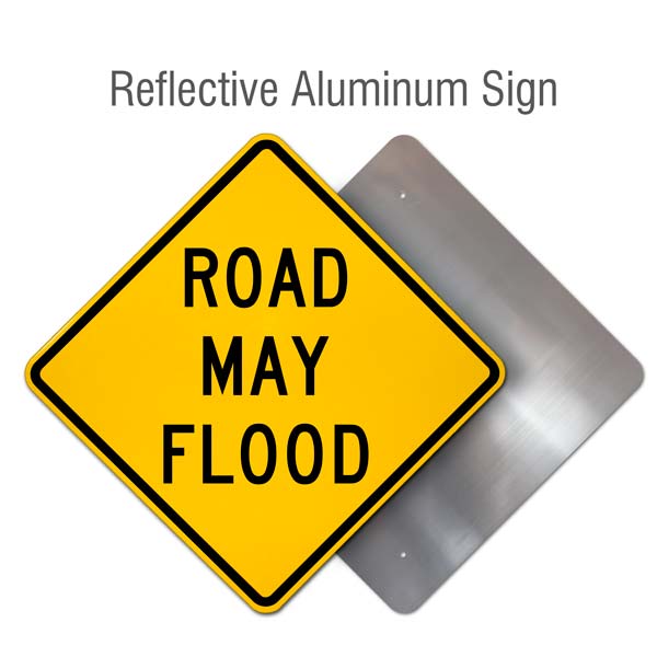 Road May Flood Sign