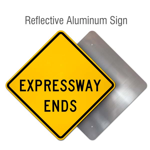 Expressway Ends Sign
