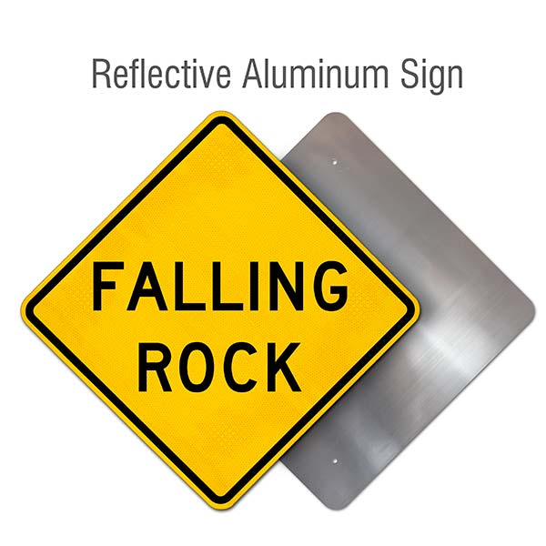 Falling Rock Sign