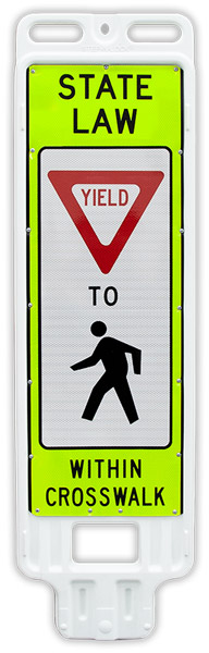 Replacement Yield to Pedestrians In-Street Crossing Panel