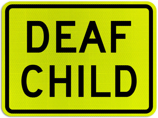 Deaf Child Sign