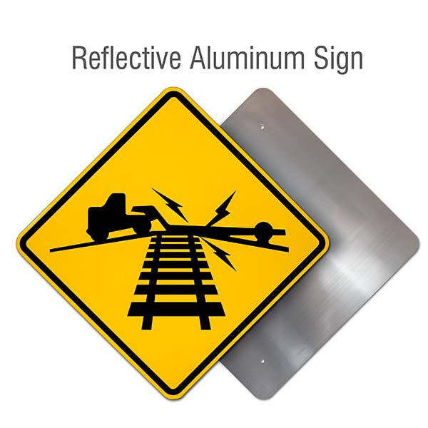 Railroad Low Ground Clearance Sign