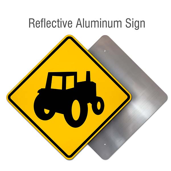 Farm Machinery Crossing Sign