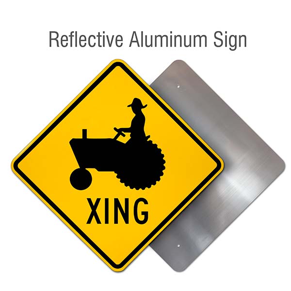 Farm Machinery Crossing Sign
