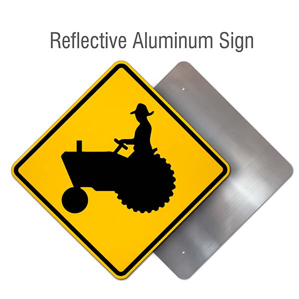 Farm Machinery Crossing Sign