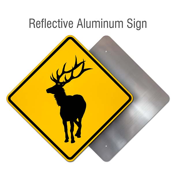 Elk Symbol Sign
