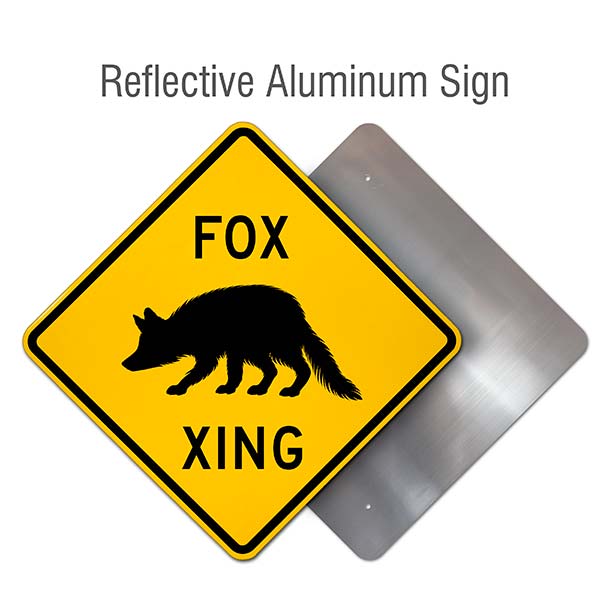 Fox Crossing Sign